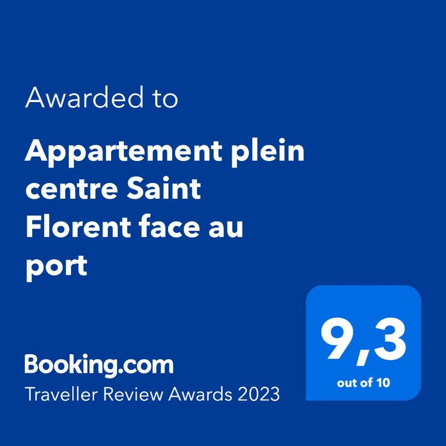 Appartement Plein Centre Saint Florent Face Au Port 外观 照片